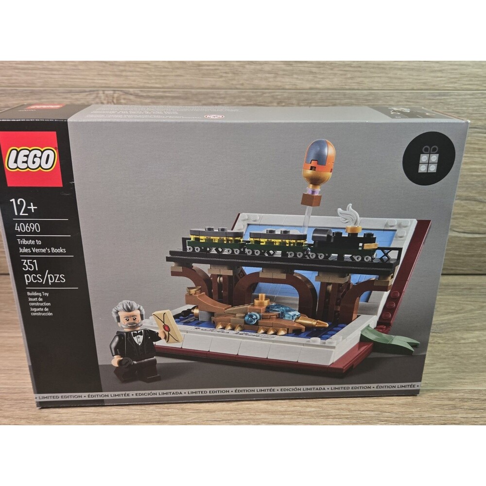 Lego Tribute to Jules Verne's Books 40690 Limited Edition Retired New & Sealed!